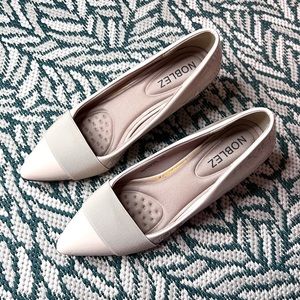 NOBLEZ - Women Nude Kitten Heels